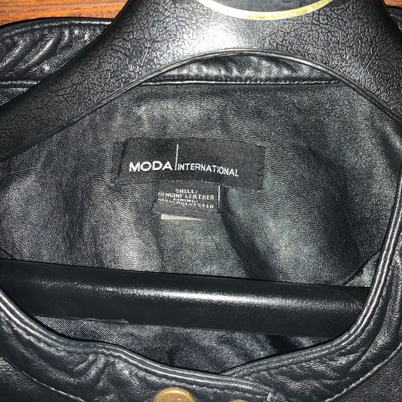 Leather Jacket Genuine - Picture 4 of 5